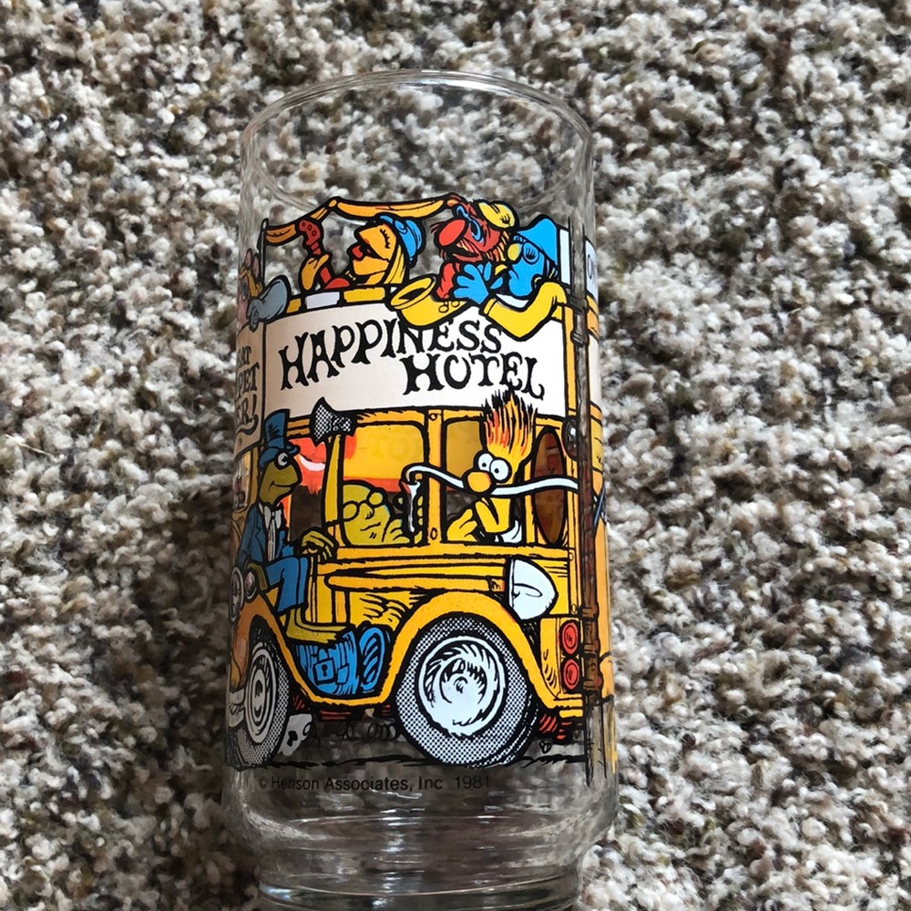 Drinking glass from The Great Muppet Caper 1981 - Picture 3 of 6